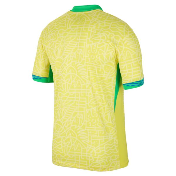 Brazil Home Football Shirt 2024 - Image 2