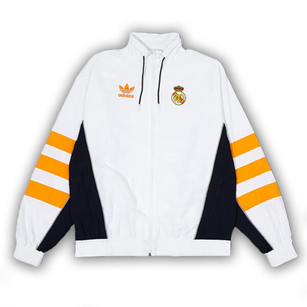 Real Madrid white Windbreaker