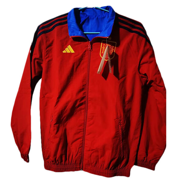 Spain red and blue double-sided Windbreaker - Image 5